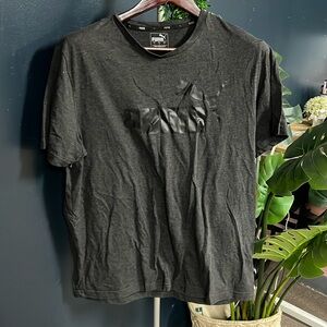 puma dark gray t shirt men